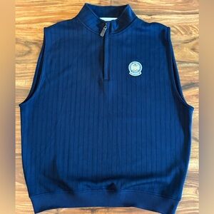 NEW FootJoy FJ Men’s Navy Blue PGA Professional Golfers America Sweater Vest L